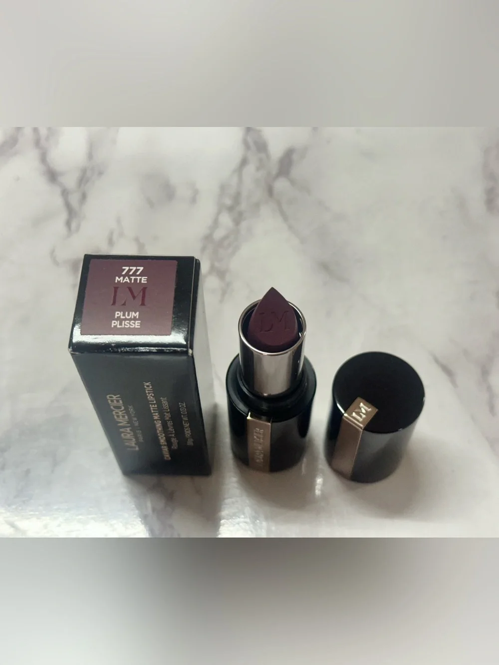 laura mercier Matte Lipstick 777 Plum Plissé - Deep Plum